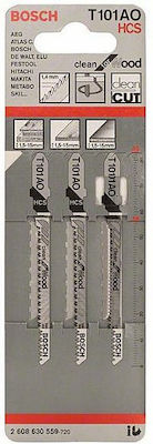 Bosch T101AO Blade for Wood 83mm 3pcs