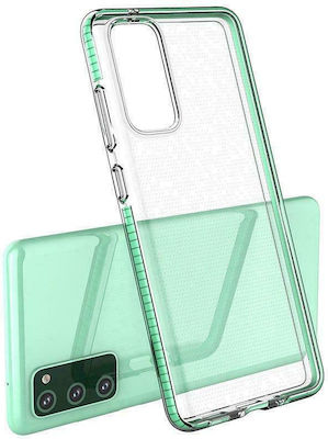 Hurtel Spring Back Cover Σιλικόνης Μαύρο (Redmi Note 10 / 10s)