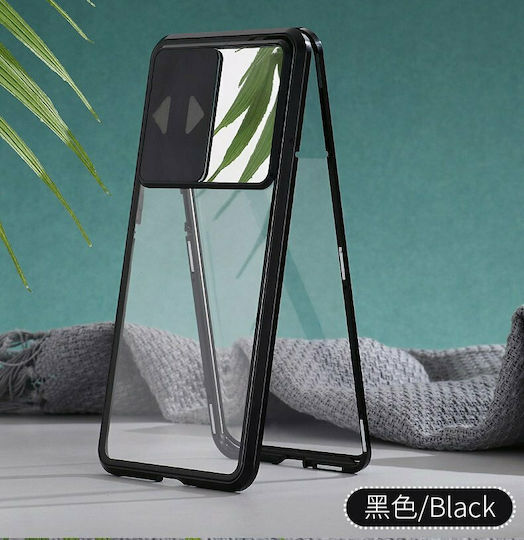 Wozinsky Magnetic Cam Slider 360 Full Cover Tempered Glass Magnetic Clear / Black (Huawei P40 Lite 5G)