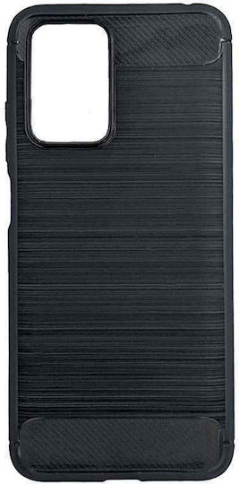 Forcell Carbon Back Cover Σιλικόνης Μαύρο (Redmi 10 / 10 2022)