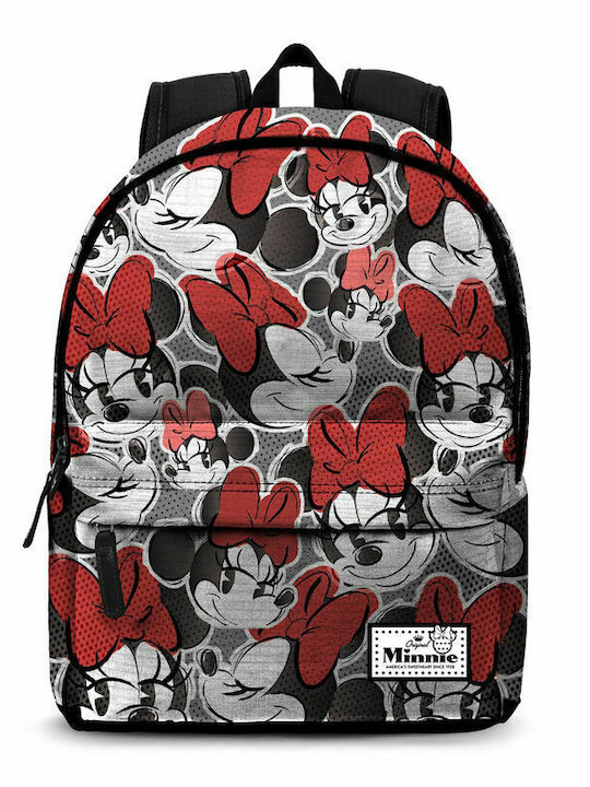 Karactermania Minnie Lashes School Bag Backpack Elementary, Elementary in Red color