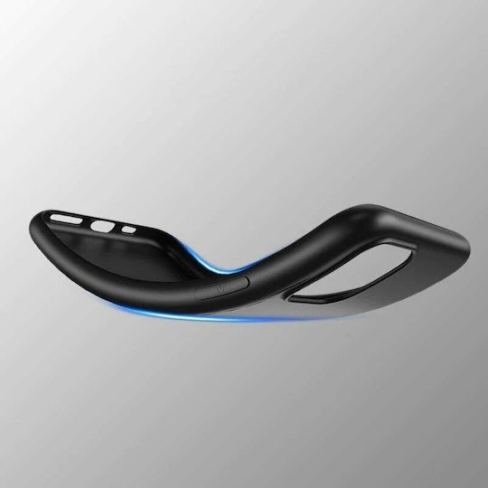 Hurtel Soft Back Cover Σιλικόνης Μαύρο (Galaxy A03s)