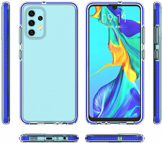 Hurtel Spring Back Cover Silicone 1mm Light Blue (Galaxy A32 4G)
