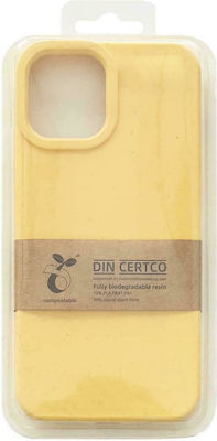 Hurtel Eco Synthetic Back Cover Yellow (iPhone 11 Pro)