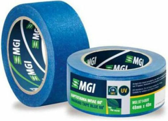 MGI Paper Tape 30mm x 40m UV Blue 97148