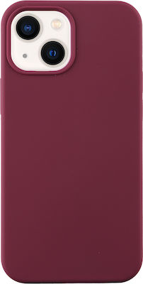 Idol 1991 Velvet Elite 4 Side Camera Guard Silicone Back Cover Burgundy (iPhone 13 mini)