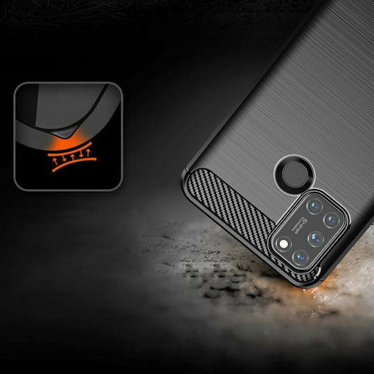 Hurtel Back Cover Σιλικόνης Μαύρο (Oppo A53 / A53s)