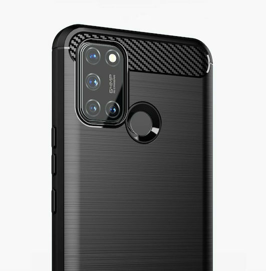 Hurtel Back Cover Σιλικόνης Μαύρο (Oppo A53 / A53s)