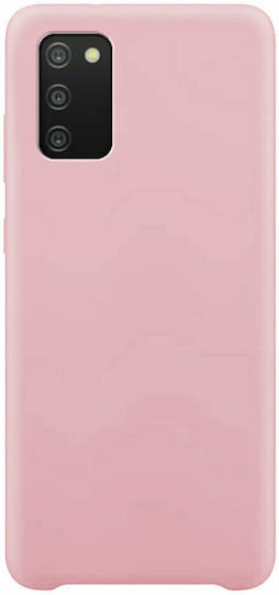 Hurtel Soft Flexible Rubber Back Cover Σιλικόνης Ροζ (Galaxy A03s)