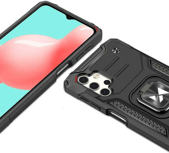 Wozinsky Ring Armor Задна корица Пластмаса Черен (Samsung Galaxy A13 5G)