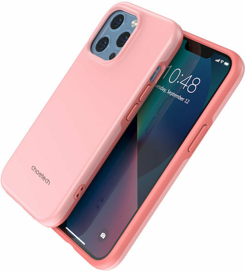 Choetech MFM Anti-drop Umschlag Rückseite Kunststoff / Silikon Rosa (iPhone 13 Pro)