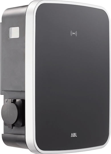 Abl-Sursum eMH3 Wandmontiert Dreiphasig Elektroauto-Ladestation 2x11kW Typ 2 (3W2214)