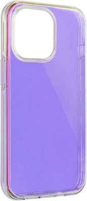 Hurtel Aurora Umschlag Rückseite Silikon Neon Purple (iPhone 13)