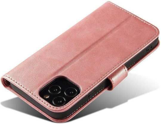 Hurtel Magnet Elegant Book Synthetic Leather Pink (Galaxy S10 Lite)