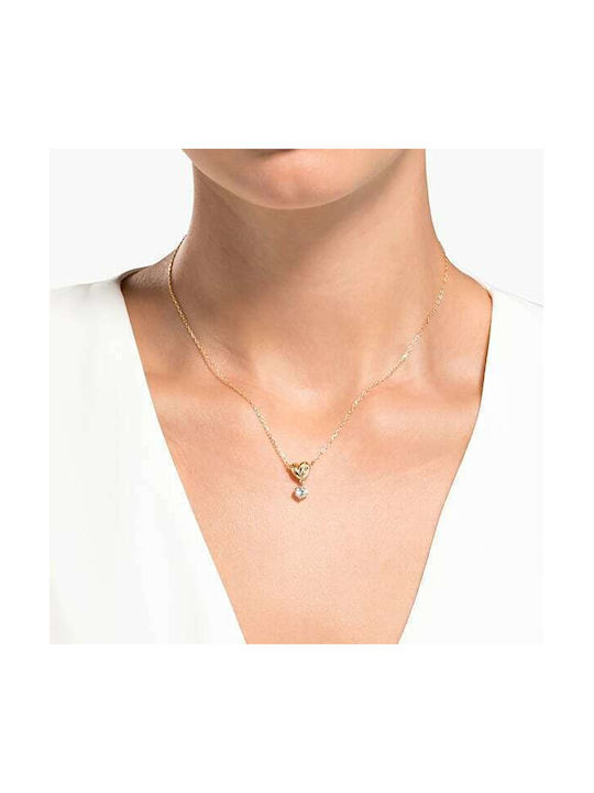 Swarovski Lifelong Heart Pendant Women's Gold Plated Heart Necklace