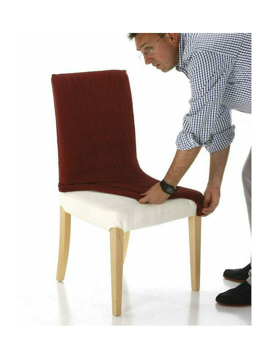 Mc Decor Akari Elastic Cover for Chair with Back Green 2pcs MCL.EL.AKARI.KP-PRASINO