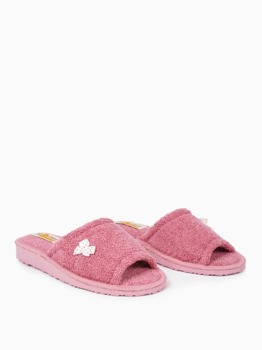 Piazza Shoes 19326 Terry Women's Slipper In Pink Colour