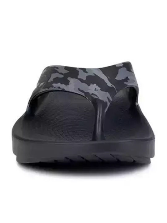 Ανδρικά Flip Flops Ανατομικά Black Camo