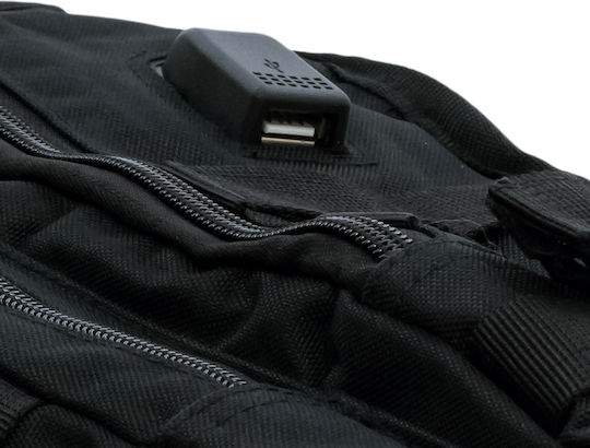 Mcan Military Pouch Shoulderbags made of Polyester Black