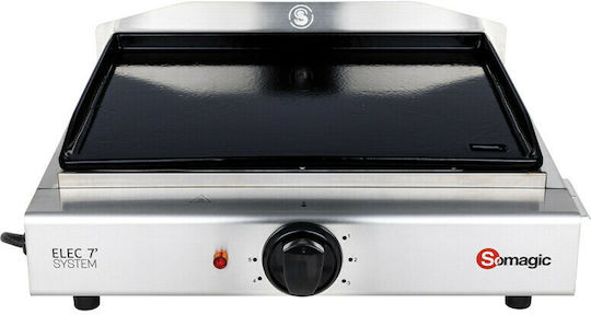 Somagic Electric Flat Top Griddle 49.5x46x19.5cm 2.2kW with Flat Plate Stila