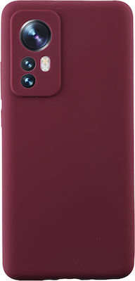 Idol 1991 Velvet Elite 4 Side Camera Guard Silicone Back Cover Burgundy (Xiaomi 12 / 12X)