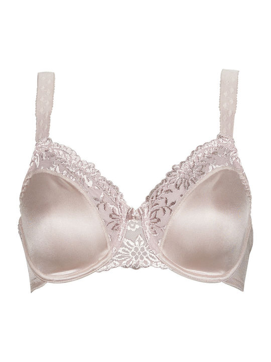 Soft Ladyform Bra without Padding Underwire Pink
