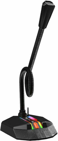 Meetion MT-MC15 Микрофон USB Gooseneck в Черен Цвят