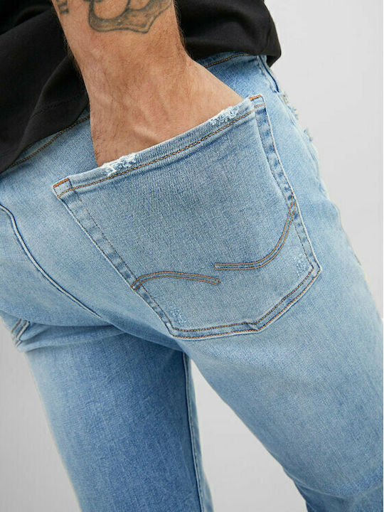 Glenn Men's Jeans Pants Elastic with Slim Fit Denim
