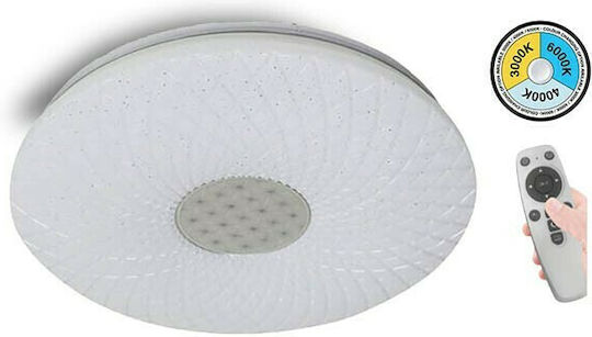 Vito Pearl Πλαφονιέρα 48εκ. LED με Τηλεχειριστήριο Vito Pearl Πλαφονιέρα 48εκ. LED με Τηλεχειριστήριο