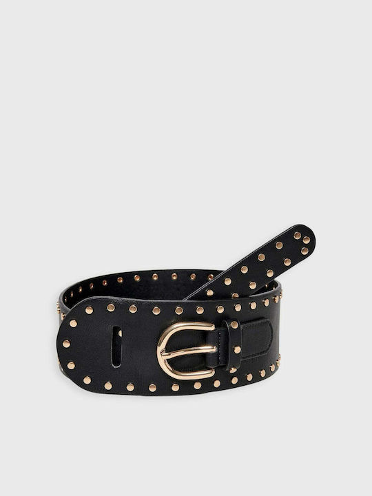 Breite Damen Gürtel Schwarz