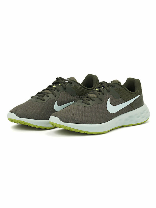 Nike Revolution 6 Next Nature Ανδρικά Αθλητικά Παπούτσια Running Cargo Khaki / Glacier Blue / Sequoia