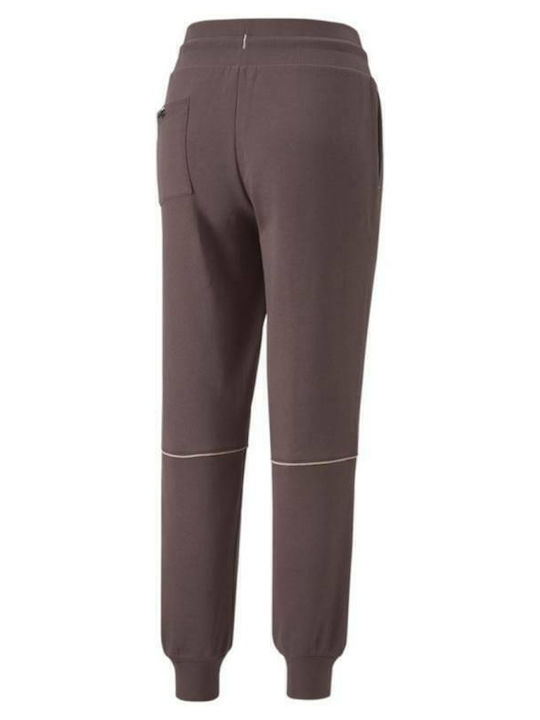 Power Safari Talie înaltă Pantaloni de Trening cu elastic Maro