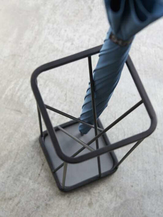 Yamazaki Regenschirmständer Metallisch Nine Square Black 17x17x45.5cm 1Stück