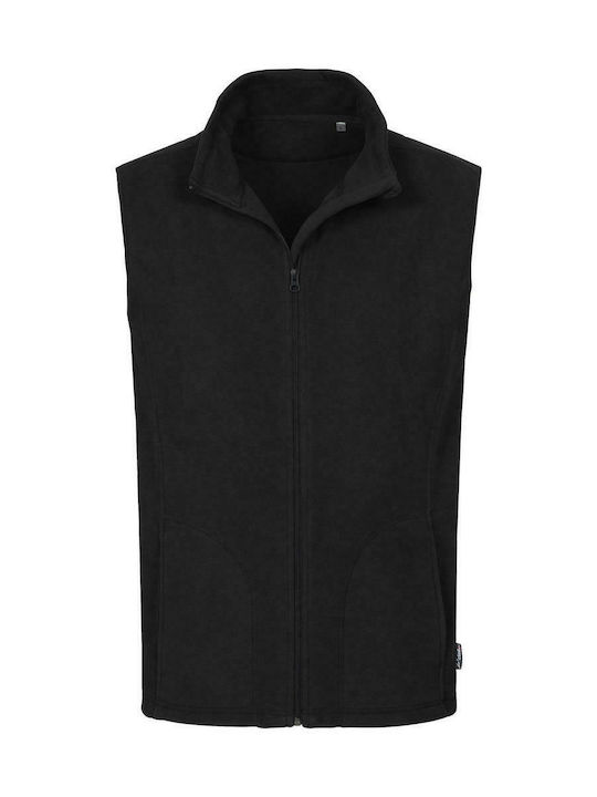 Stedman Men's Sleeveless Promotional Cardigan Navy Blue