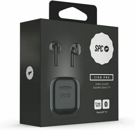 SPC Zion Pro Earbud Bluetooth Handsfree Căști cu Rezistență la Transpirație și Carcasă de Încărcare Negru