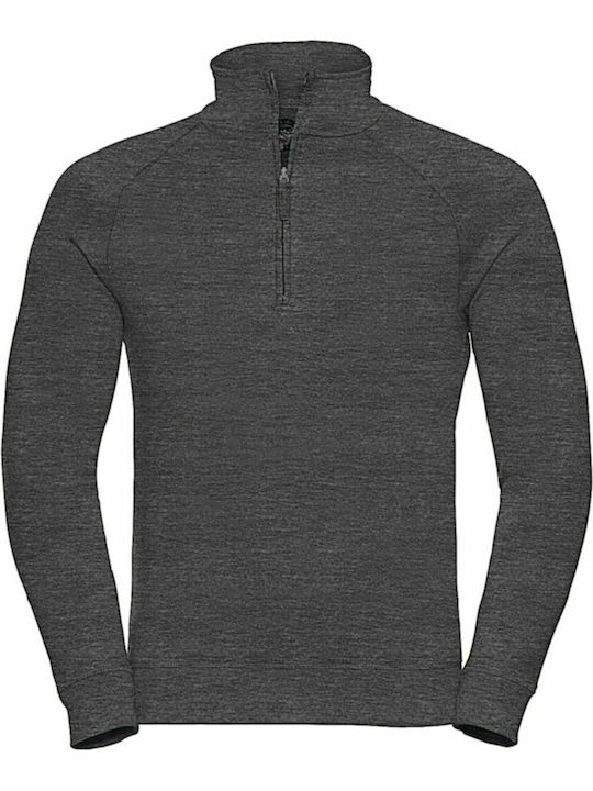 Russell Europe Men's Long Sleeve Promotional Sweatshirt Gray