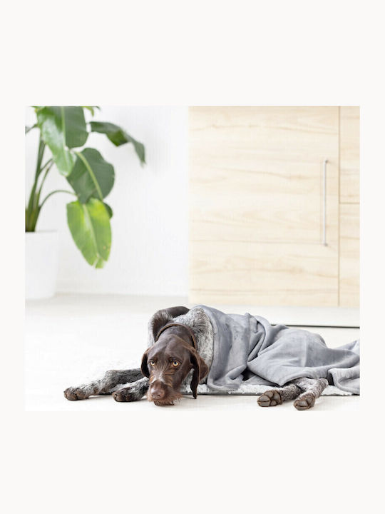 Navaris Blanket Dog Gray 115x87cm