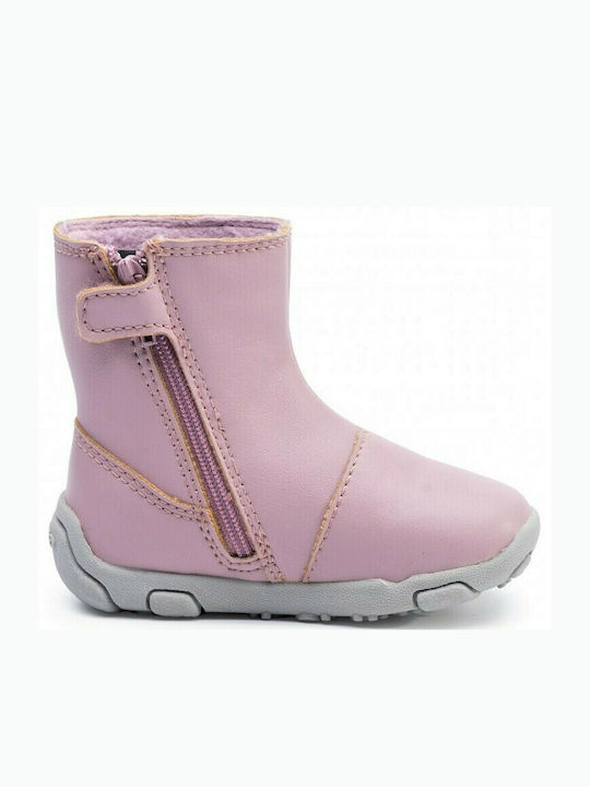 Geox B Balu' G.A Kids Boots with Zipper Pink