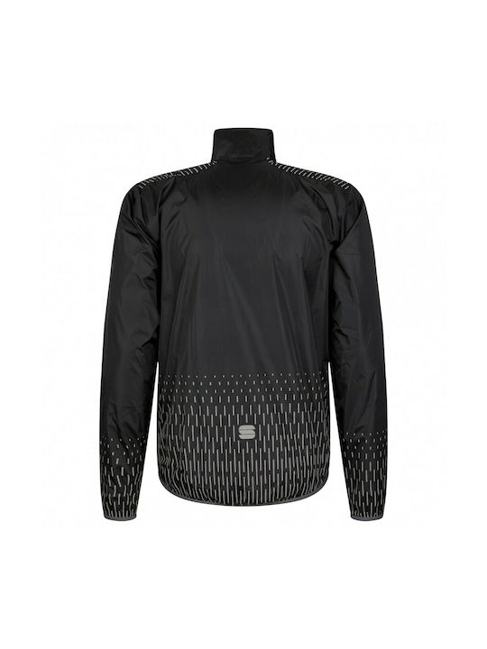 Sportful ZLV063 Cycling Windbreaker Jacket Long sleeve Black