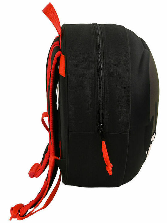 Safta Schulranzen Rucksack Kindergarten Schwarz mit Flaschenhalter 10Liter