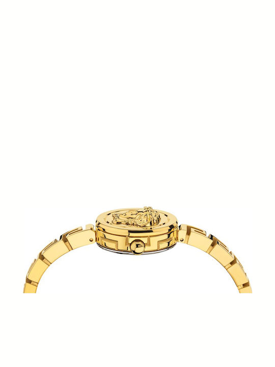 Versace Medusa Secret Γυναικείο Ρολόι Μπαταρίας με Χρυσό Μεταλλικό Μπρασελέ