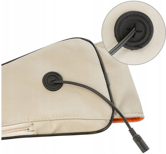 SPM SPM HT-P001 Μπάλα Μασάζ Shiatsu για τον Αυχένα με Λειτουργία Θέρμανσης Μπεζ
