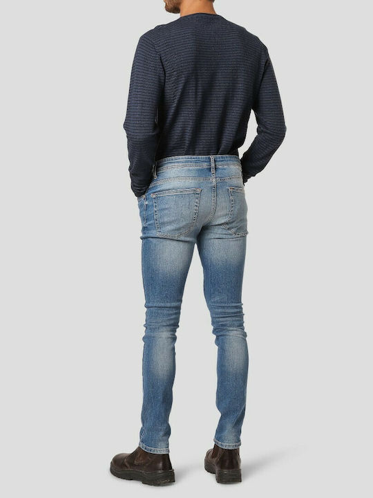 Marcus Brice Herren Jeanshose in Slim Fit Hellblau