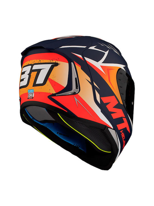 MT Revenge 2 Acosta A37 Motorcycle Helmet Full Face DOT 1450gr