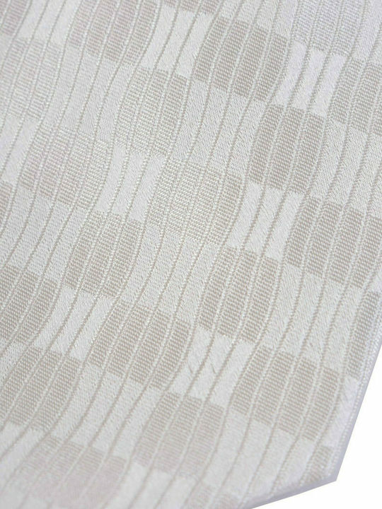 Giorgio Armani Ανδρική Γραβάτα Μεταξωτή Μονόχρωμη σε Λευκό Χρώμα