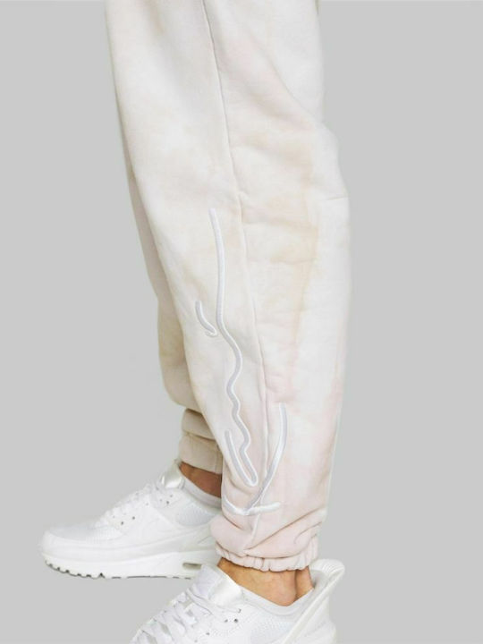 Sweatpants with Elastic Beige