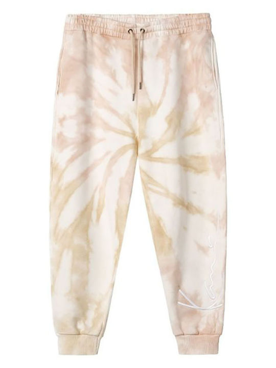 Sweatpants with Elastic Beige