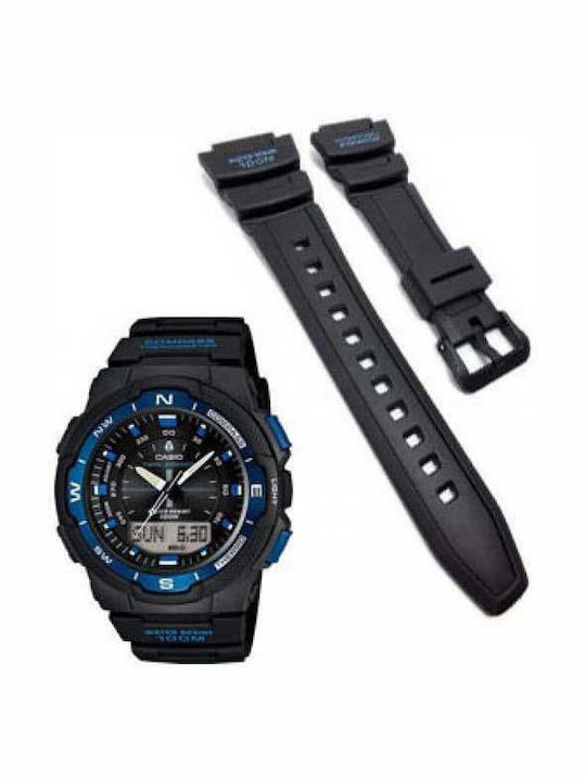 Casio Rubber Strap Black 18mm