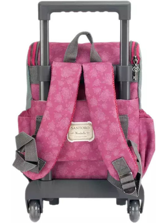 Gim Mirabelle School Bag Trolley Kindergarten Multicolour with Water Bottle Holder 12 Litres
