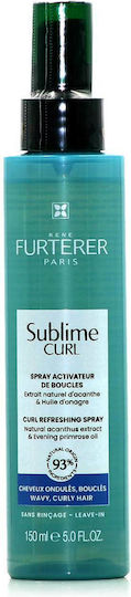 Rene Furterer Sublime Curl Revigorant Pentru Bucle Pentru Fixare Ușoară 150ml